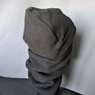Комплект шапка та бафф флісова тепла тактична 5.11 Tactical чоловіча жіноча зимова Чорний (0312) - зображення 4