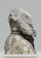 Куртка чоловіча тактична легка та тепла Софтшел Soft-Shell Combat Туреччина S M камуфляж Мультикам 10215 - зображення 5