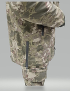 Куртка чоловіча тактична легка та тепла Софтшел Soft-Shell Combat Туреччина S M камуфляж Мультикам 10215 - зображення 6