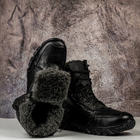Военные Зимние Берцы , из натуральной кожи и меха, Berets 123456788 46 (30.5см) Черные - изображение 5