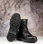 Военные Зимние Берцы , из натуральной кожи и меха, Berets 123456788 46 (30.5см) Черные - изображение 7