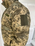 Тактическая теплая зимняя военная куртка - бушлат Attacs , Камуфляж: Пиксель, Размер: L - изображение 4