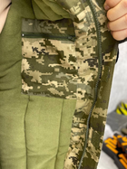 Тактична тепла зимова військова куртка - бушлат Enigma , Камуфляж: Піксель ЗСУ, Розмір: L - зображення 6