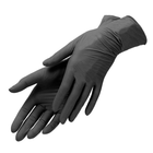 Перчатки нитриловые черные HOFF MEDICAL (10уп./коробка) нестерильные цвет черный размер s - изображение 3