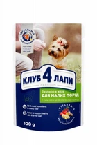Влажный корм для взрослых собак Клуб 4 лапы Премиум С курицей в желе