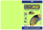 Папір кольоровий Buromax Neon А4 80 г/м² зелений 50 аркушів (BM.2721550-04)