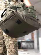 Универсальная тактическая военная сумка MIL-TEC US Combat Parachute Cargo Medium 54 л, ОРИГИНАЛ, олива - изображение 6