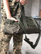 Универсальная тактическая военная сумка MIL-TEC US Combat Parachute Cargo Small 25 л, ОРИГИНАЛ, масло - изображение 4