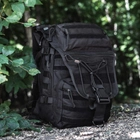 Рюкзак тактический с резинками черный - изображение 5