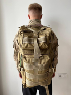 Рюкзак тактичний Туреччина 60 літрів рюкзак військовий беж рюкзак камуфляж - зображення 6