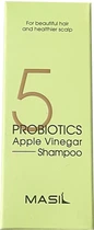 Шампунь Masil 5 Probiotics Apple Vinegar Shampoo з пробіотиками та яблучним оцтом 50 мл (8809744061467)