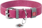 Ошейник для собак кожаный WAUDOG Classic XXS Ш 12 мм Дл 19-25 см Розовый (02017Collar)
