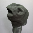 Зимова шапка флісова тепла тактична 5.11 Tactical чоловіча жіноча Чорний (5548) - зображення 4