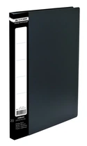 Дисплей-книга Buromax А4 папка із 20 файлами чорний JOBMAX (BM.3605-01)