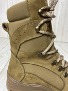 Берці зимові шкіра нубук Scorpions койот на хутрі теплі черевики ЗСУ 41 - зображення 8