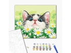 Картина по номерам Котик в ромашках, Brushme (40х50 см), BS51569