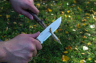 Компактний мисливський Ніж з нержавіючої сталі NIGHTHAWK ADVENTURER BPS Knives - Ніж для риболовлі, мисливства, походів - зображення 6