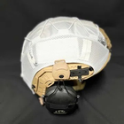 Кавер на баллистический шлем (каску) типа Fast Белый мультикам - изображение 4