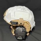 Кавер на баллистический шлем (каску) типа Fast Белый мультикам - изображение 5
