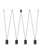 Подвесной светильник, люстра Nowodvorski 7814 More Tone GU10 4x10W IP20 черный