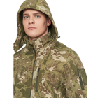 Куртка чоловіча тактична для військових та армії Combat SoftShell Камуфляж розмір M - зображення 6