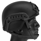 Рельсовое крепление, направляющие рельсы на шлем каску ACH MICH 2000, Черный (150780) - изображение 5
