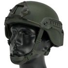 Рельсовое крепление, направляющие рельсы на шлем каску ACH MICH 2000, Зеленый (150790) - изображение 3