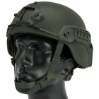 Рельсы боковые направляющие на шлем каску ACH MICH 2000, Green (15079) - изображение 3