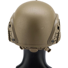 Рельсы боковые направляющие ARC на каску шлем ACH MICH 2000, Койот (150800) - изображение 6