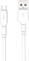 Кабель XO NB112 3A Fast Charging USB Cable Micro 1 м White (6920680863730)