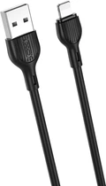 Кабель XO NB200 2.1A USB Cable for Lightning 1 м Black (6920680877980)