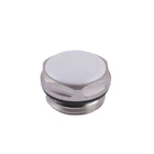 Заглушка с наружной резьбой с прокладкой Quality Professional 1/2″ хром 1012-NR 000002463