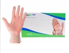 Медицинские перчатки Виниловые Medicare прозрачные (50 пар/уп) нестерильные размер S - изображение 1