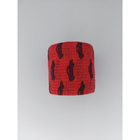 Бинт самоклеючий еластичний Coban 5 см, червоний з машинками, фіксуючий самозакріплюючий, бинт Кобан, аутоадгезійний бинт, 5 см х 4,5 м - зображення 1