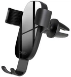 Автодержатель для телефона XO C37 Gravity Car Holder Black (6920680866229)