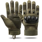 Тактичні рукавиці 5.11 Tactical Розмір М Оливкові - зображення 1