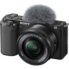 Компактный фотоаппарат со сменным объективом Sony ZV-E10 kit (16-50mm) Black (ILCZVE10LB.CEC)