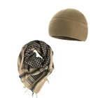Набір Арафатка dominator 100х100см и M-Tac шапка Watch Cap Premium флис Dark Olive S - зображення 1