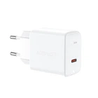 Мережевий зарядний пристрій Acefast A21, Type-C, QC, PD 30W, білий