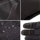 Тактические зимние перчатки SoftShell Цвет Black Размер XL - изображение 3