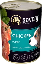 Влажный корм Savory для щенков с курицей