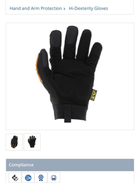Тактические перчатки Mechanix Wear Body Guard Impact Pro HD Series 362 - зображення 3