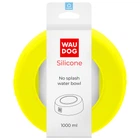 Миска WAUDOG Silicone 1 л желтая для собак силиконовая непроливайка для кормления домашних животных (590531)