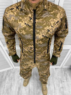 Тактическая теплая зимняя военная форма комплект Aventador ( Куртка + Штаны ), Камуфляж: Пиксель, Размер: L - изображение 3
