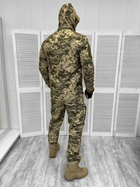 Тактическая теплая зимняя военная форма комплект Single Sword ( Куртка + Штаны ), Камуфляж: Пиксель ВСУ, Размер: S - изображение 2