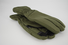 Перчатки тактические тёплые softshell 9100_XL_olive - изображение 3