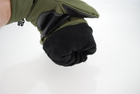Перчатки тактические тёплые softshell 9100_XL_olive - изображение 4