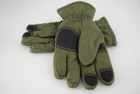 Перчатки тактические тёплые softshell 9100_XL_olive - изображение 8