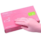 Рукавички нітрилові рожеві NITRYLEX PINK розмір S неопудрені - зображення 3