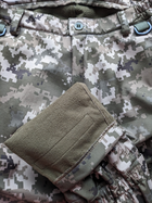 Штаны софтшелл softshell на флисе тактические, военные ВСУ зимние пиксель Размер S (46) - изображение 5